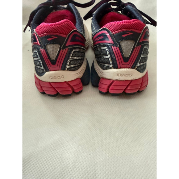 Brooks Ghost 6 Womens Running Shoes Sneakers Gray Pink Size 7 - Picture 4 of 10